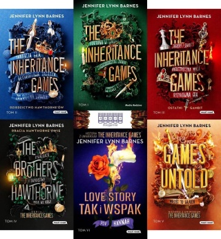 BARNES pakiet 6x THE INHERITANCE GAMES - Dziedzictwo / Bracia / Ostatni Gambit