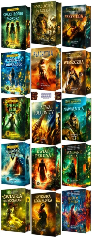 Dresler-Janik pakiet 15x Słowiańskie Światy Leszygród Piast