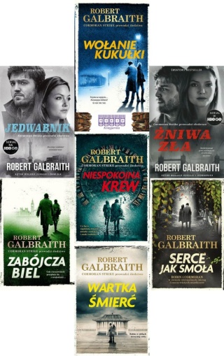 Galbraith pakiet 7x Cormoran Strike - Wołanie Kukułki / Jedwabnik