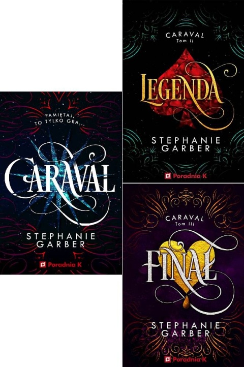 GARBER - pakiet 4x CARAVAL / Legenda Caraval Finał Spectacular zakładka