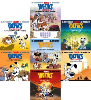 Goscinny pakiet 7x Idefiks I Nieugięci / Dzielnicy Rzymianie Asteriks Druid