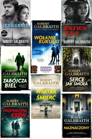 Galbraith pakiet 8x Cormoran Strike - Wołanie Kukułki / Jedwabnik