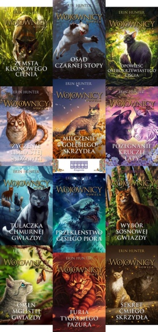 Hunter pakiet 12x Wojownicy Nowela - Zemsta / Tułaczka / Furia