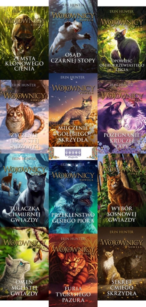 Hunter pakiet 12x Wojownicy Nowela - Zemsta / Tułaczka / Furia