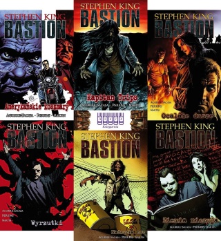 King Stephen 6x Komiks Bastion / Tomy 1-6 Kapitan Trips