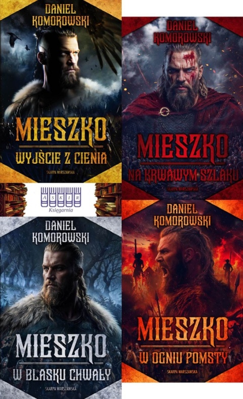 Komorowski pakiet 4x Mieszko / Wyjście Z Cienia Na Krwawym Szlaku