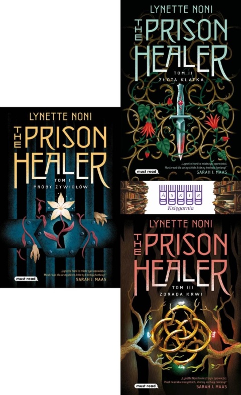 Noni pakiet 3x The Prison Healer Próby Żywiołów Złota Zdrada