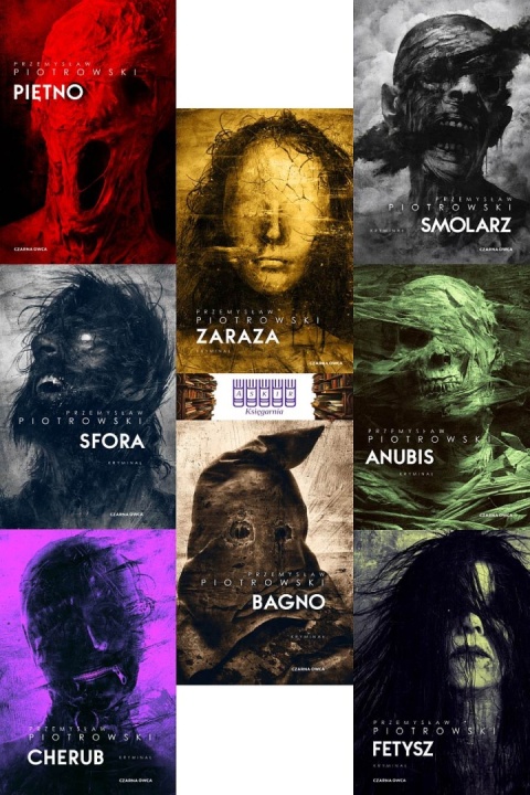 PIOTROWSKI pakiet 8x KOMISARZ BRUDNY - Piętno / Smolarz / Anubis / Fetysz