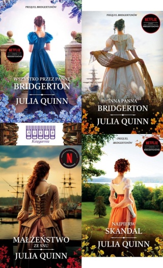 Quinn pakiet 4x Rodzina Rokesby / wstęp do Bridgertonowie