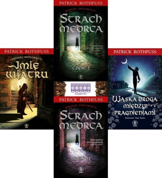 Rothfuss pakiet 4x Kroniki Królobójcy – Imię Wiatru / Strach Mędrca / Wąska Droga