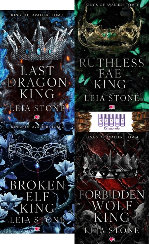 Stone pakiet 4x Kings Of Avalier Last Dragon Elf Fae Wolf King Pl