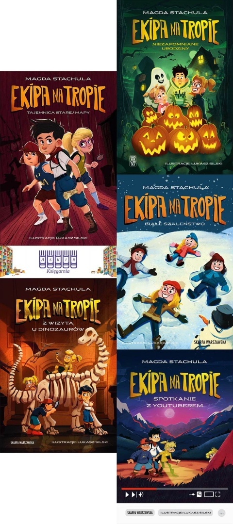 Stachula pakiet 5x Ekipa Na Tropie - Z wizytą U Dinozaurów / Niezapomniane Urodziny / Białe Szaleństwo