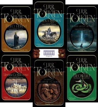 TOLKIEN x6 - pakiet Upadek Hurina Gondolinu Beren Luthien Beowulf