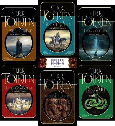 TOLKIEN x6 - pakiet Upadek Hurina Gondolinu Beren Luthien Beowulf