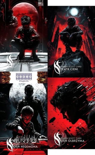 Card pakiet 4x Saga Cienia / Cień Endera Hegemona Teatr Cieni Tw