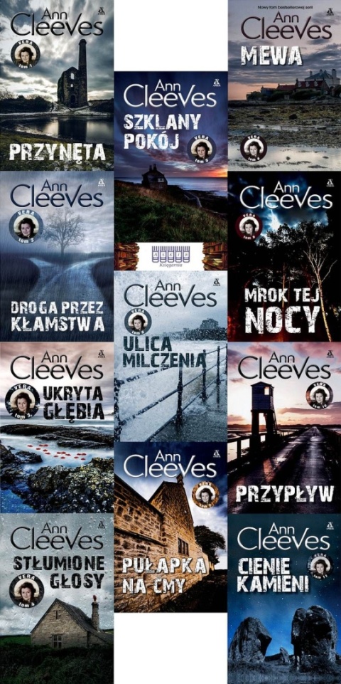 Cleeves pakiet 11x Vera Przynęta Droga Ukryta Stłumione Szklany Ulica