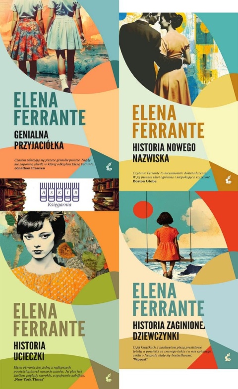 Ferrante pakiet 4x Cykl Neapolitański / Genialna Przyjaciółka