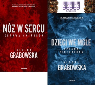 GRABOWSKA x2 pakiet NÓŻ W SERCU DZIECI WE MGLE Franciszek Stawicki zakładka