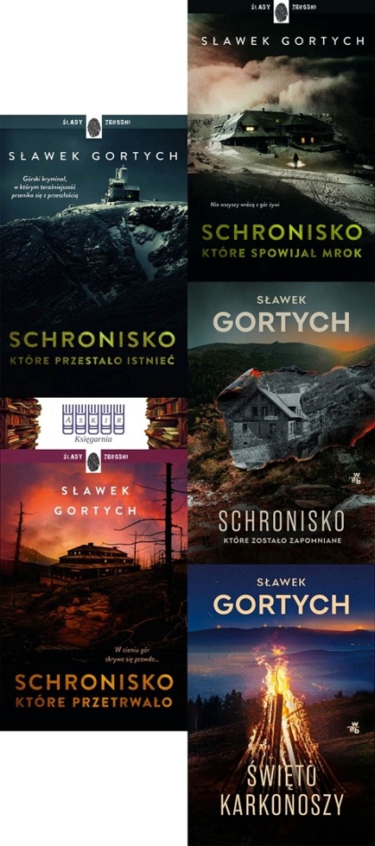 Gortych pakiet 5x Karkonoska Seria Kryminalna - Schronisko, które przestało istnieć / Przetrwało / Święto Karkonoszy
