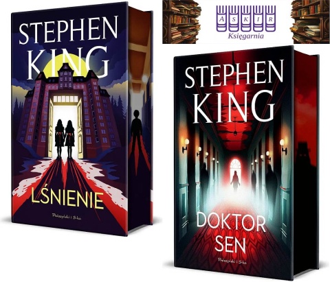 King X2 Ib pakiet Lśnienie + Doktor Sen Ilustrowane Brzegi Stron