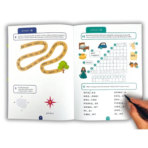 Kapitan Nauka Edu-seria pakiet 2x Ortografia - Ćwiczenia + Gra Karciana