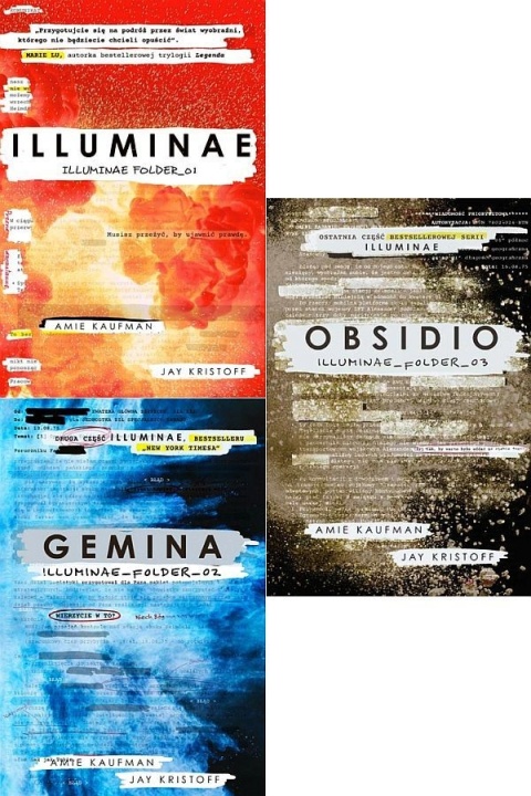 Kaufman Kristoff pakiet 3x Illuminae / Gemina Obsidio