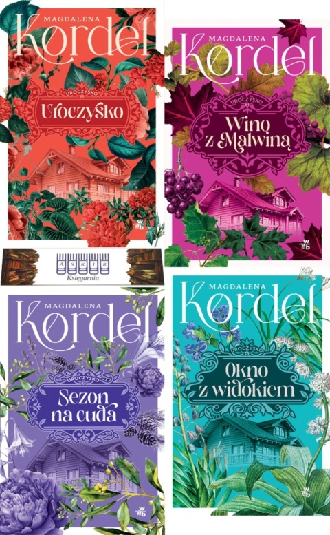 Kordel pakiet 4x Uroczysko - Sezon Wino Okno barwione brzegi
