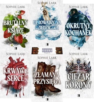 LARK pakiet 6x BRUTALNE DZIEDZICTWO Okrutny Uprowadzona Brutalny zakładka