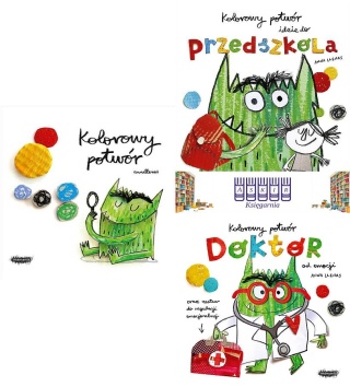 Llenas pakiet 3x Kolorowy Potwór Doktor Przedszkola