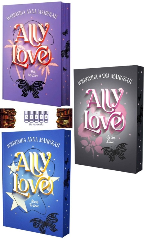 Marczak pakiet 3x Ally Love / Feels Starts Is Ilustrowane Brzegi