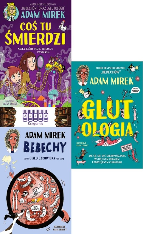 Mirek x4 pakiet Glutologia + Bebechy + Coś Tu Śmierdzi + Ktoś Tu Kręci