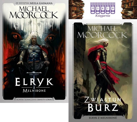 Moorcock pakiet Elryk Z Melnibone / Z Melnibone Zwiastun Burzy