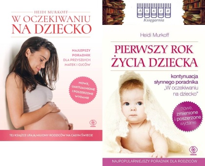 Murkoff x2 pakiet W Oczekiwaniu Na Dziecko Pierwszy Rok Życia