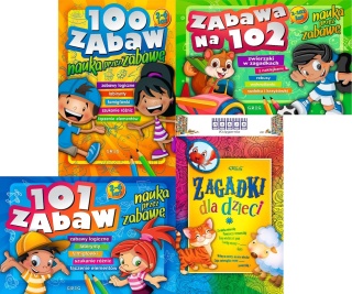 Pakiet Edukacyjny 100 101 102 Zabaw Zagadki Nauka Przez Zabawę