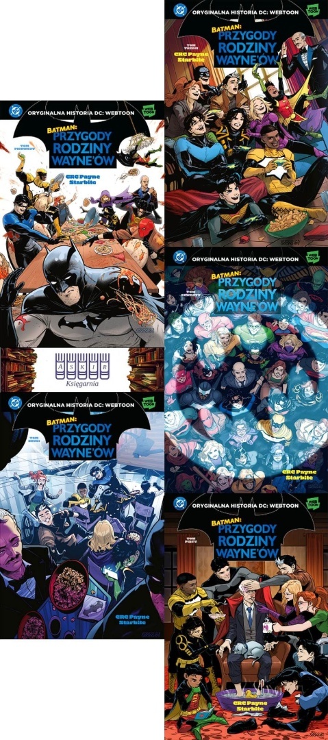 Payne Crc pakiet 5x Batman - Przygody Rodziny Wayne`Ów Dc Webtoon