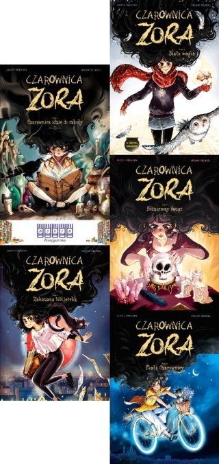 Peignen Pakiet 5x Czarownica Zora - Idzie Szkoły / Biblioteka / Biała