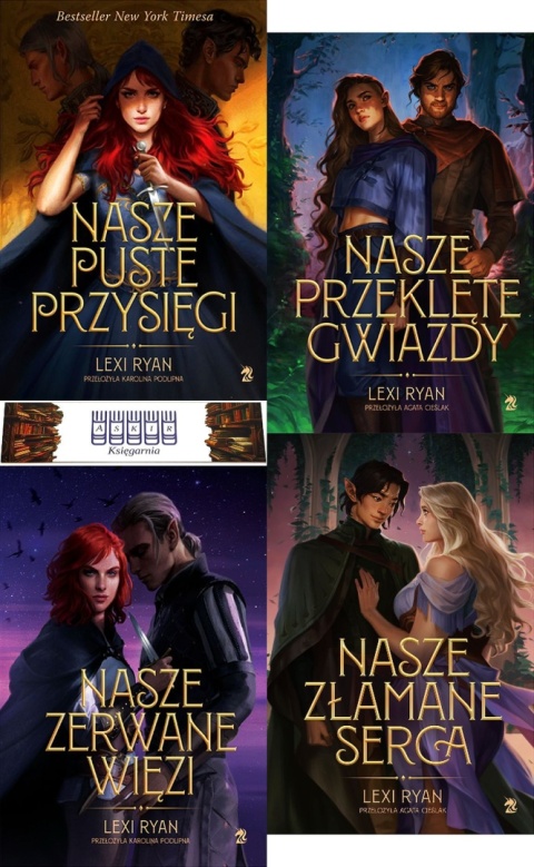Ryan pakiet 4x Nasze Puste Przysięgi Nasze Puste Zerwane Przeklęte