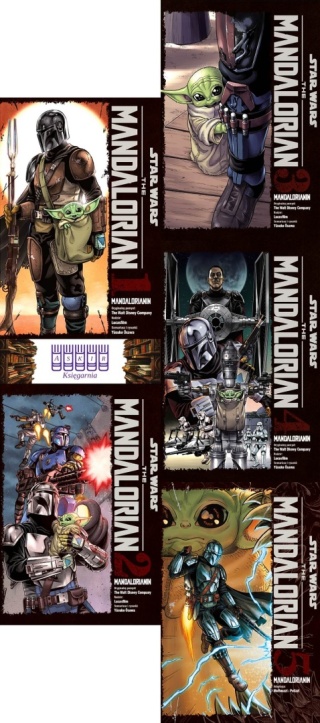 Star Wars - Osawa pakiet 5x Mandaliorianin / Mandalorian Manga