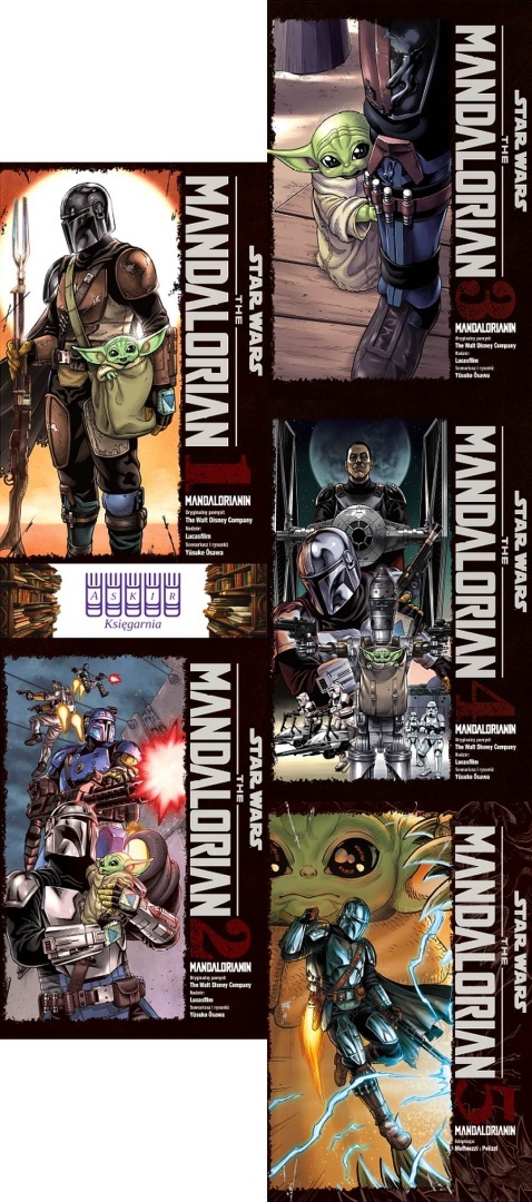 Star Wars - Osawa pakiet 5x Mandaliorianin / Mandalorian Manga
