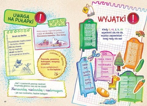 Strzeboński x2 Ilustrowana Mnożenia Ortografia Zagadki