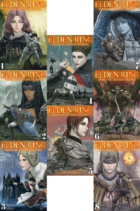 Tobita pakiet 8x Elden Ring - Droga Do Złotego Drzewa 1-6 Manga