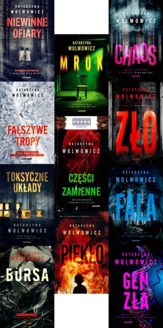 Wolwowicz pakiet 11x Komisarz Olga Balicka Niewinne Fałszywe Toksyczne